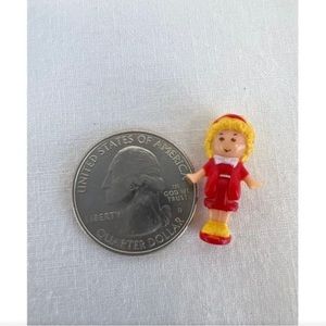 Vintage Bluebird Polly Pocket 1989 Polly's Cafe Figure Doll
